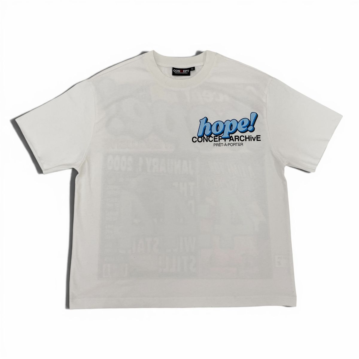 CONCEPT "Hope" Tee - White CFTEE_9 (2)