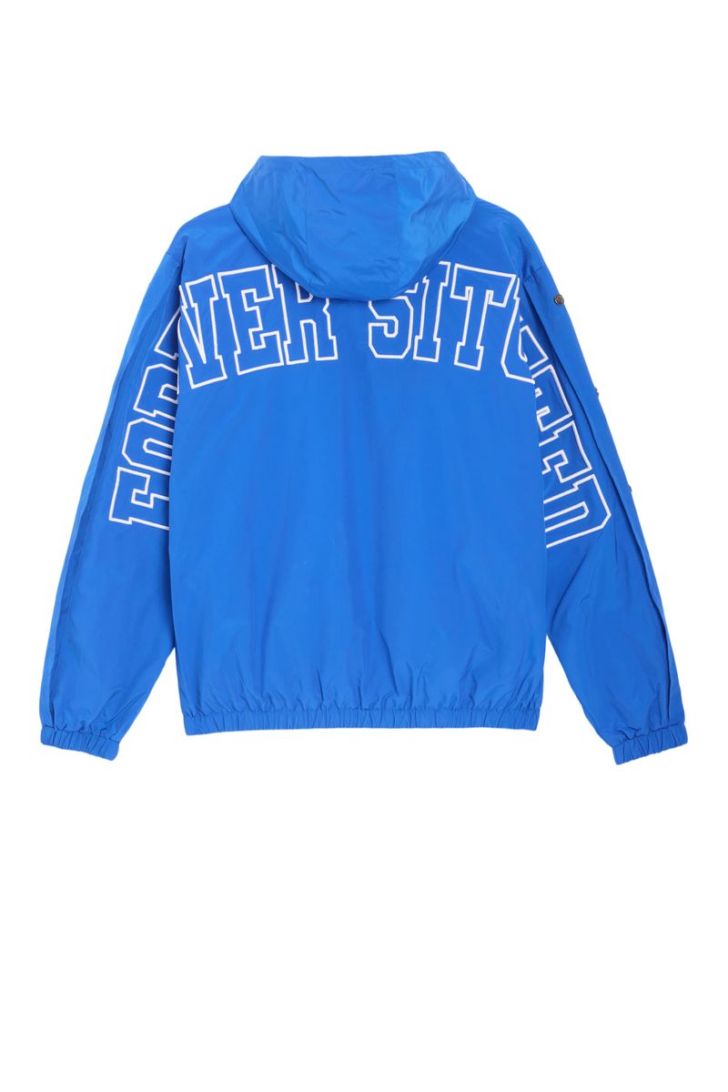 FOREVER SITUATED Nylon Track Jacket Blue FSNYLONJB