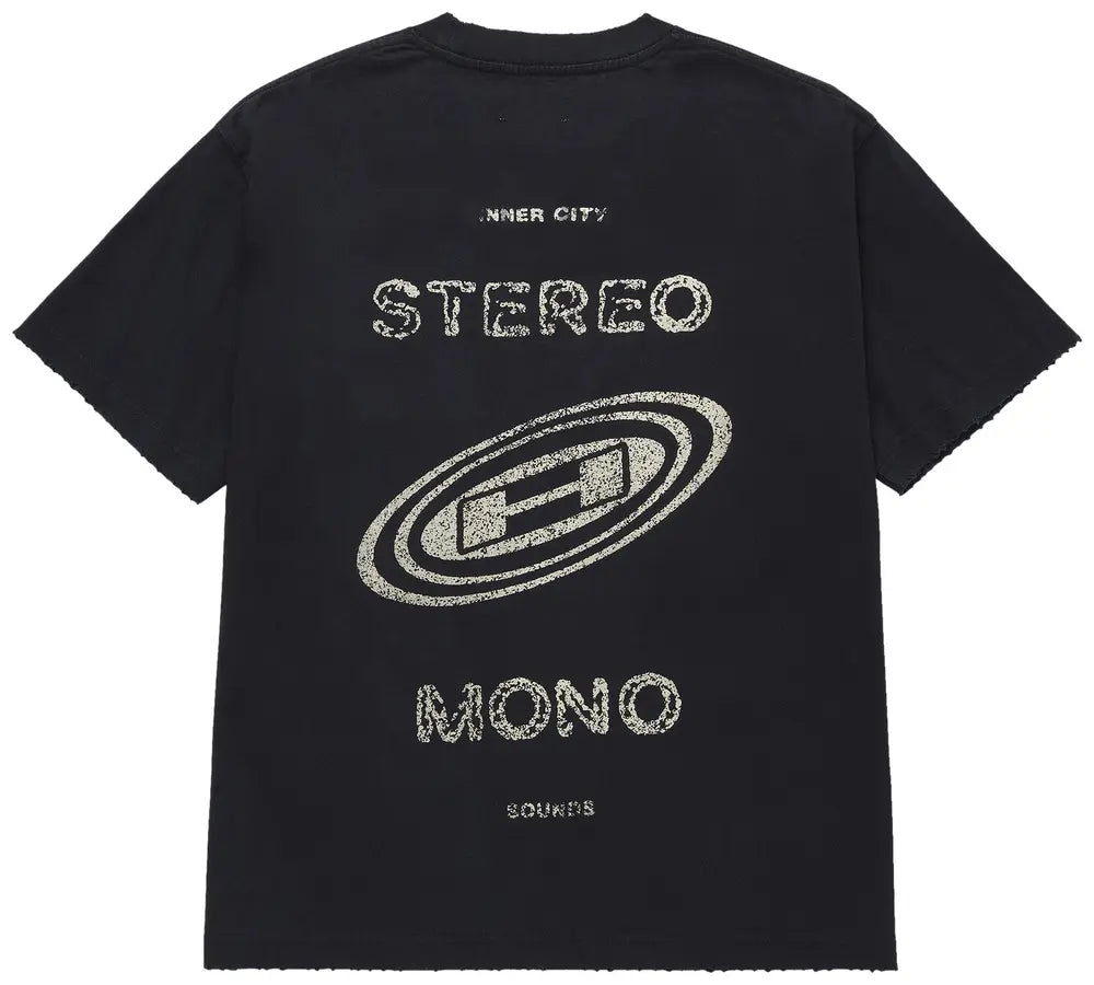 HONOR OF THE GIFT STEREO MONO TEE BLACK