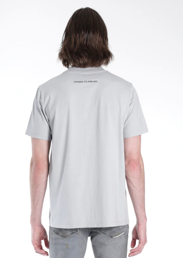 TRIANGLE LOGO TEE IN GHOST-322A1-TT23B