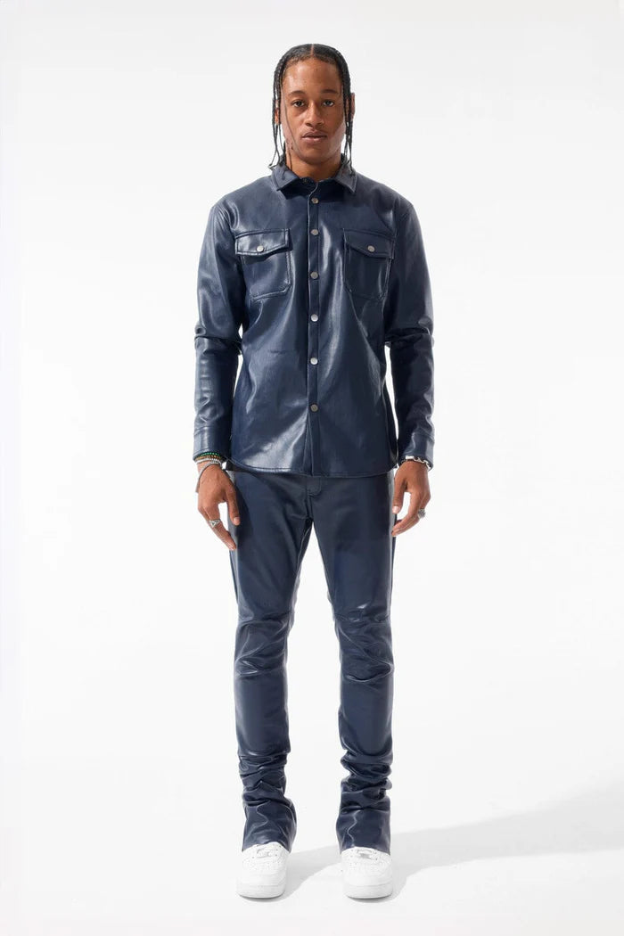 JORDAN CRAIG Ross Stacked - Thriller Pants (Midnight Blue) JRF91636