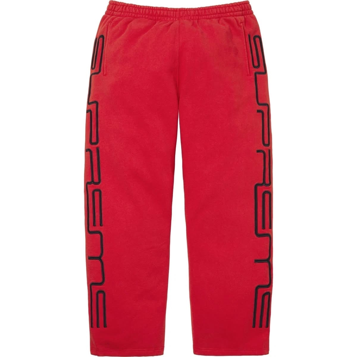 Supreme red Connect Sweatpant (Fall/Winter 2026 collection)