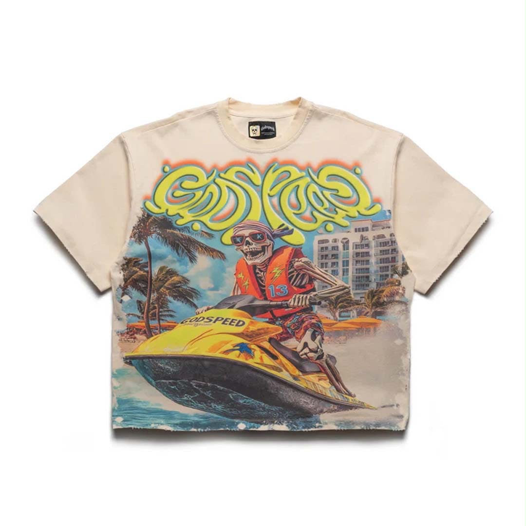 Godspeed Miami Wave Runner Tee Bone