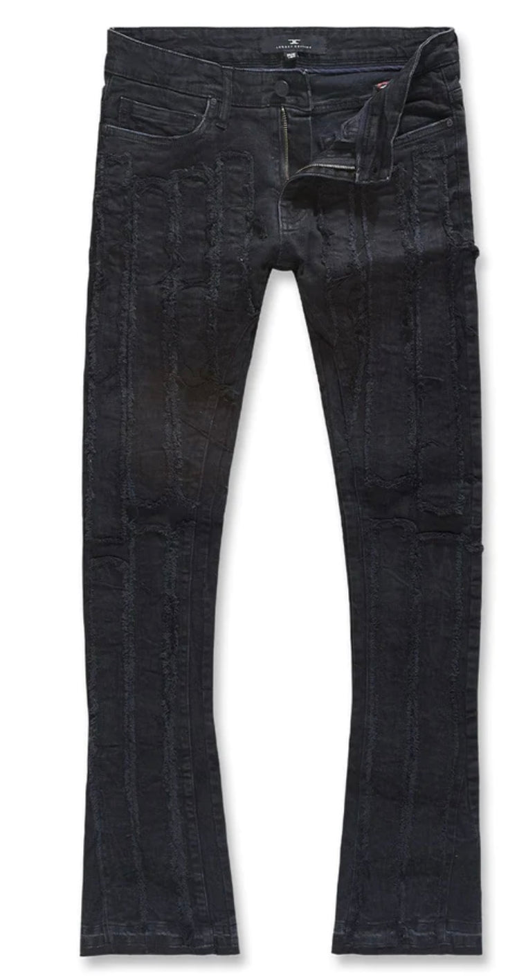 SEAN STACKED - BRAZEN DENIM (JET BLACK) Jrf1107
