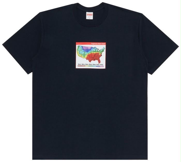 Supreme Weather Tee ‘Navy’