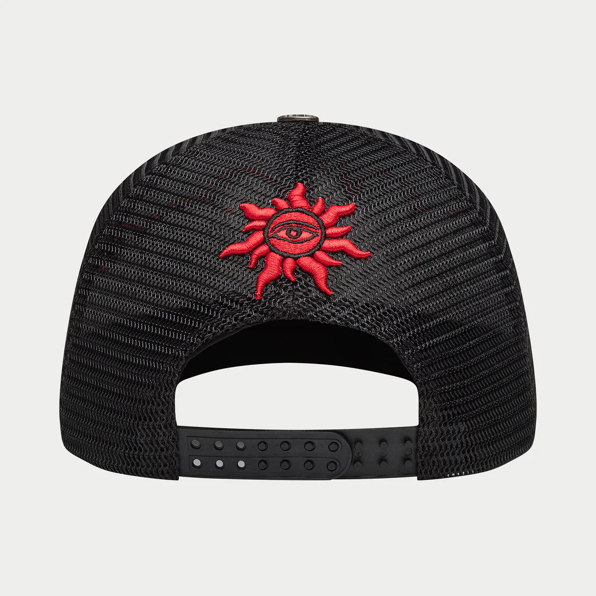 GODSPEED-GS Neo Trucker Hat (Black/Yellow/Red)
