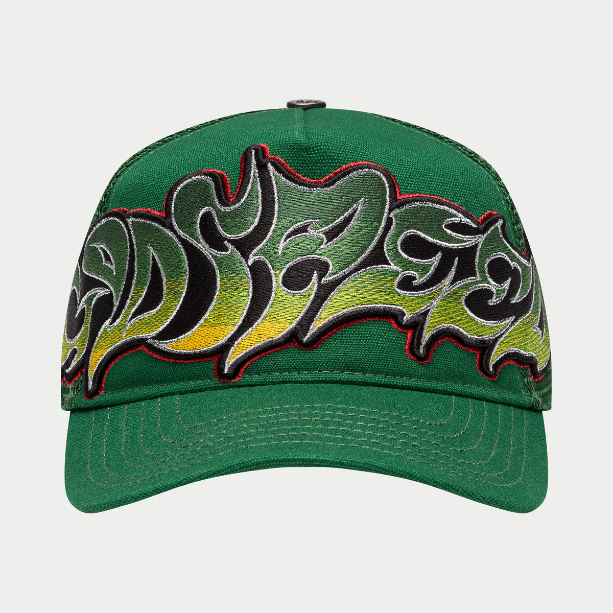 GODSPEED-GS Neo Trucker Hat (Green/Yellow/Red)