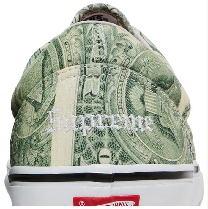 Supreme x Vans Skate Era ‘Dollar Bill’
