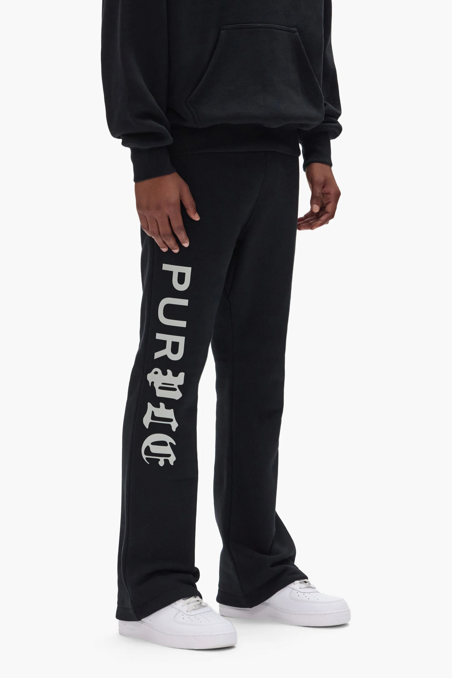 PURPLE-Half & Half Sweatpant-P459-HFBH425