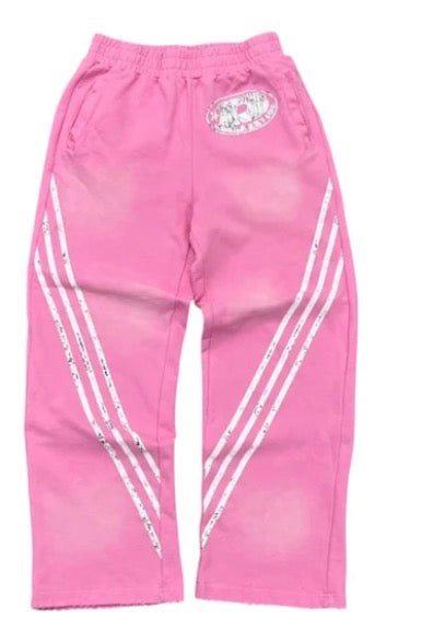 PRESTIGE-Prestige "P Logo" Sweatpants PINK