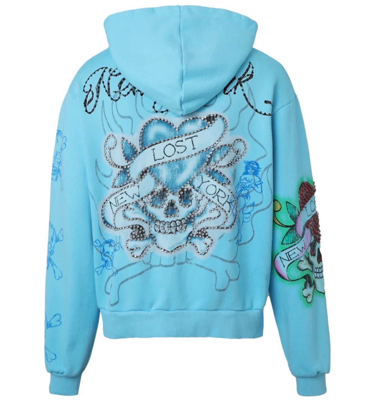 LOST INTRICACY Ink And Bones Hoodie