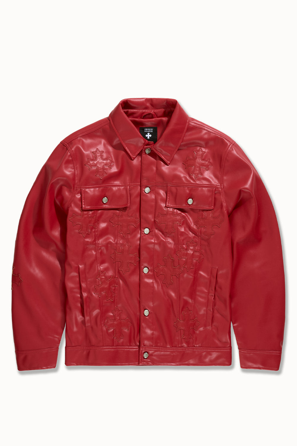 EDEN TRUCKER JACKET (RED)