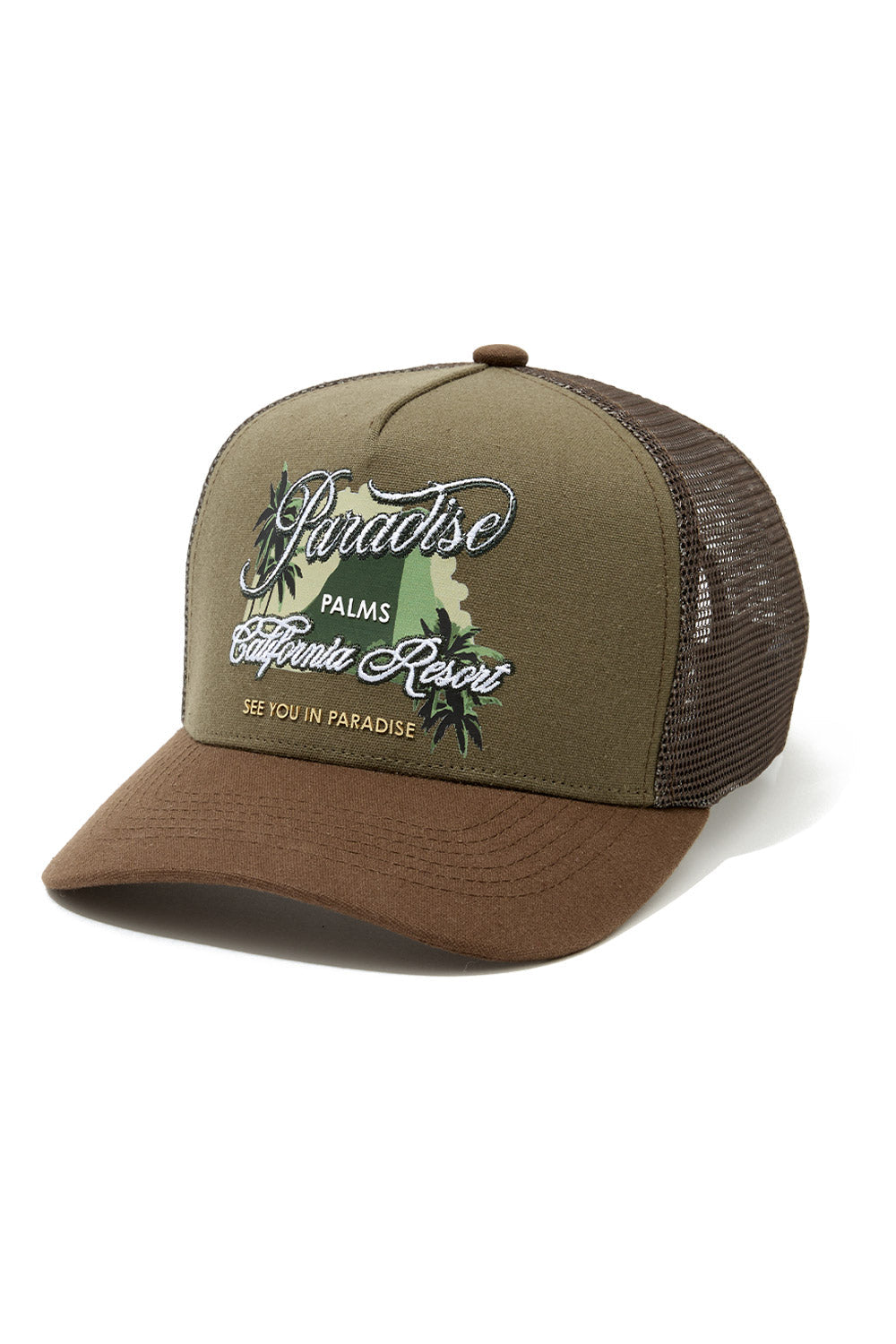 PARADISE PALMS TRUCKER HAT