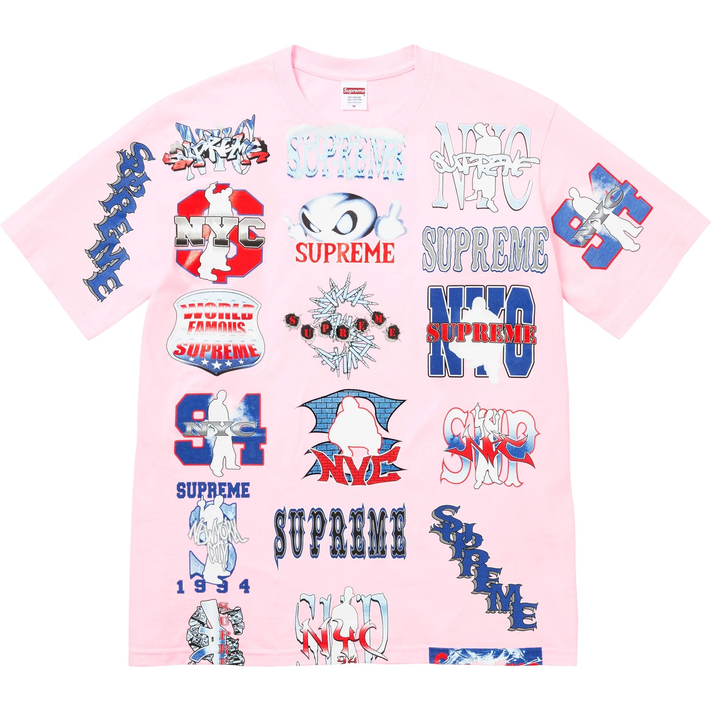 Supreme flash tee pink