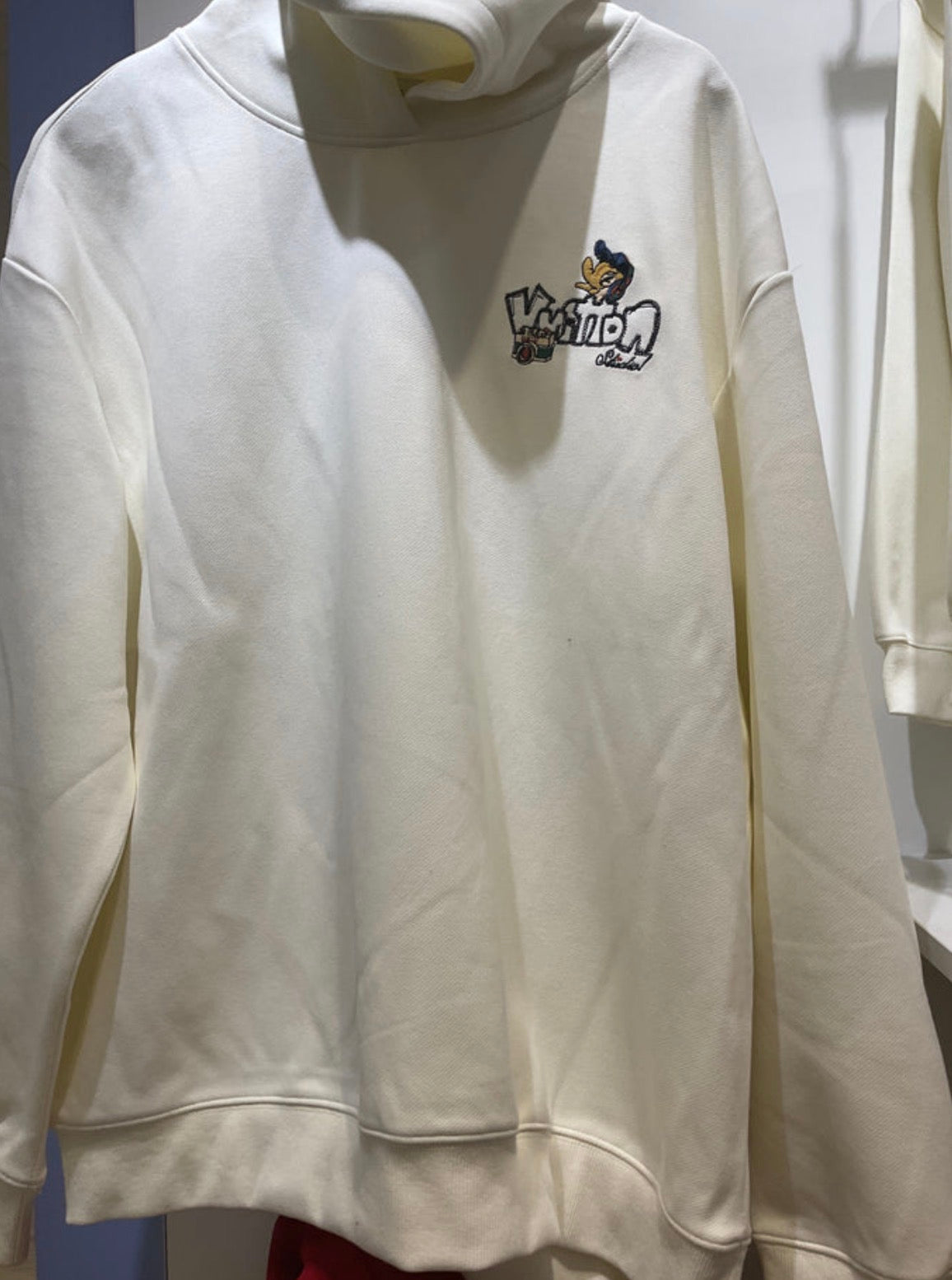 BLACK LABEL APRICOT HOODEI PHOTO DUCK(M809)
