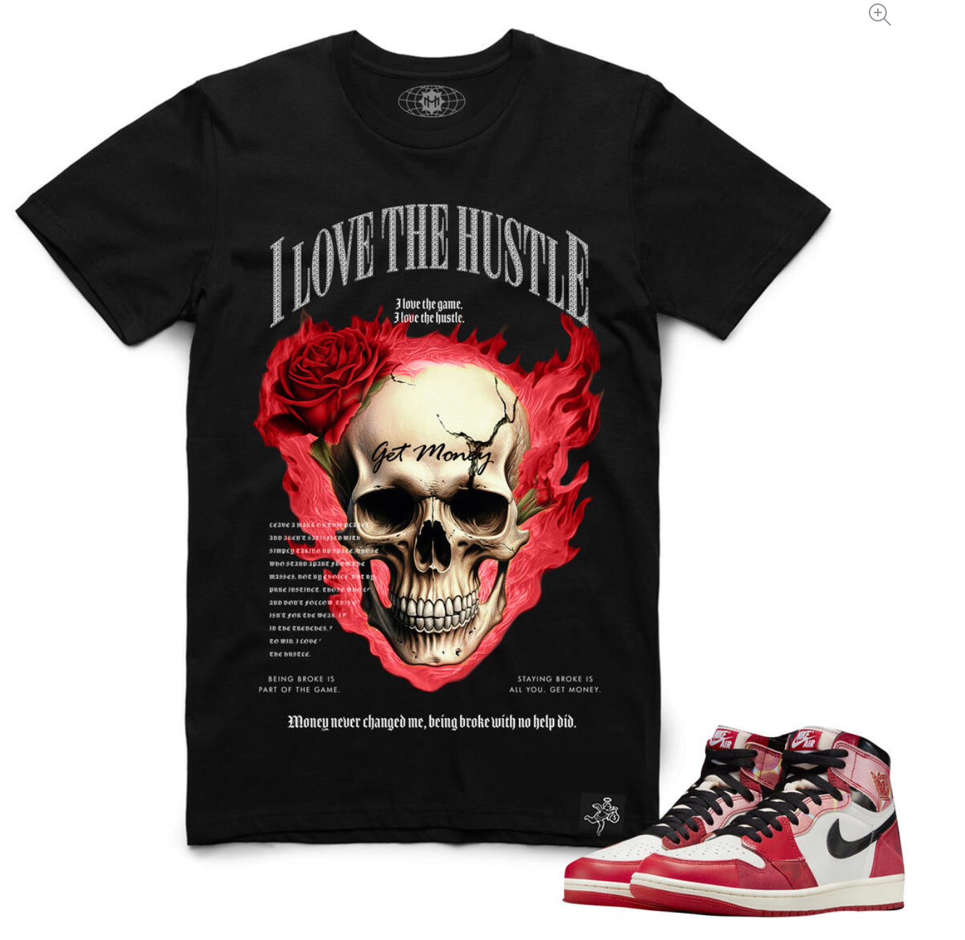 HASTA MUERTE AJ1 SM Love The Hustle Skull - W