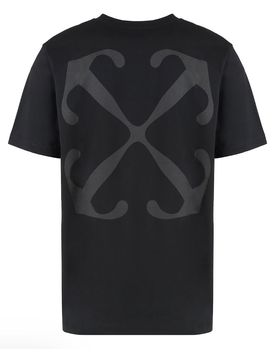 Off-White Cotton Crew-neck T-shirt-44MAA027G5J009100