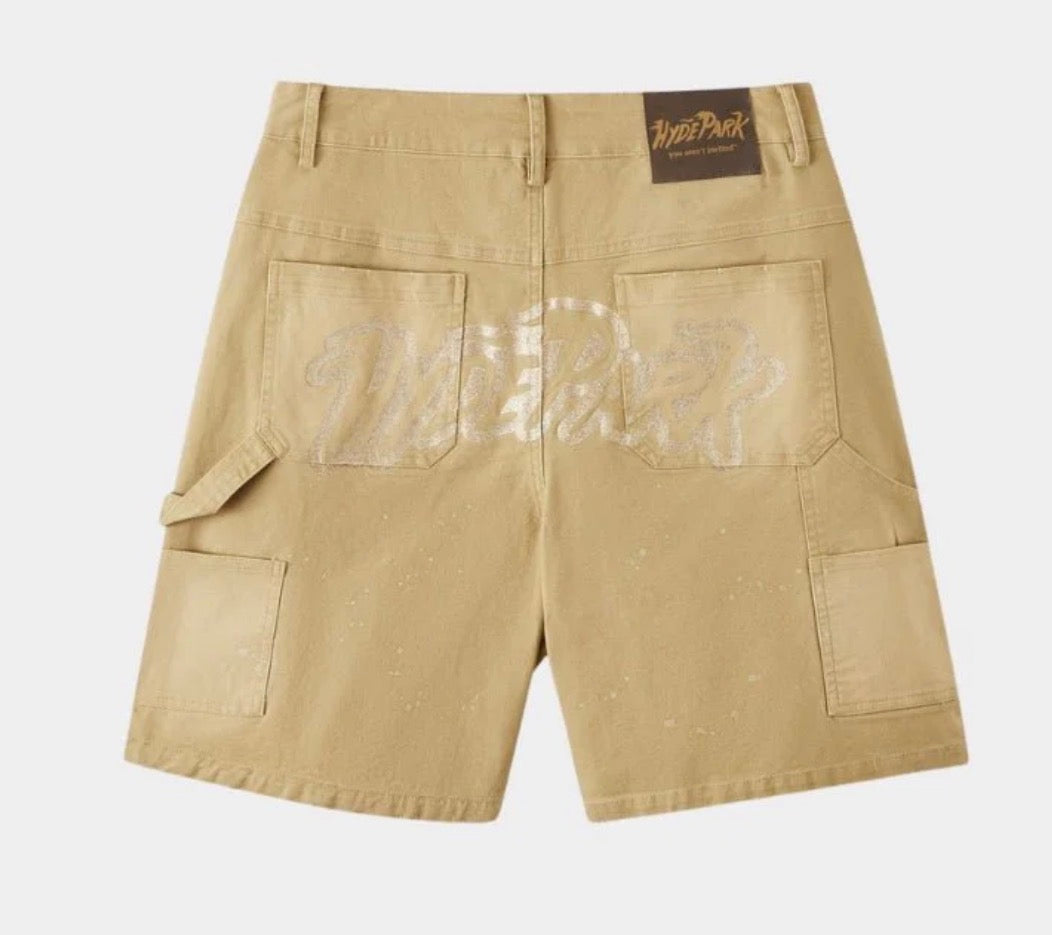 HYDE PARK HYDE PARK AFTER WORK WEAR SHORTS 2.0 CANVAS – KHAKI | PREMIUM COTTON