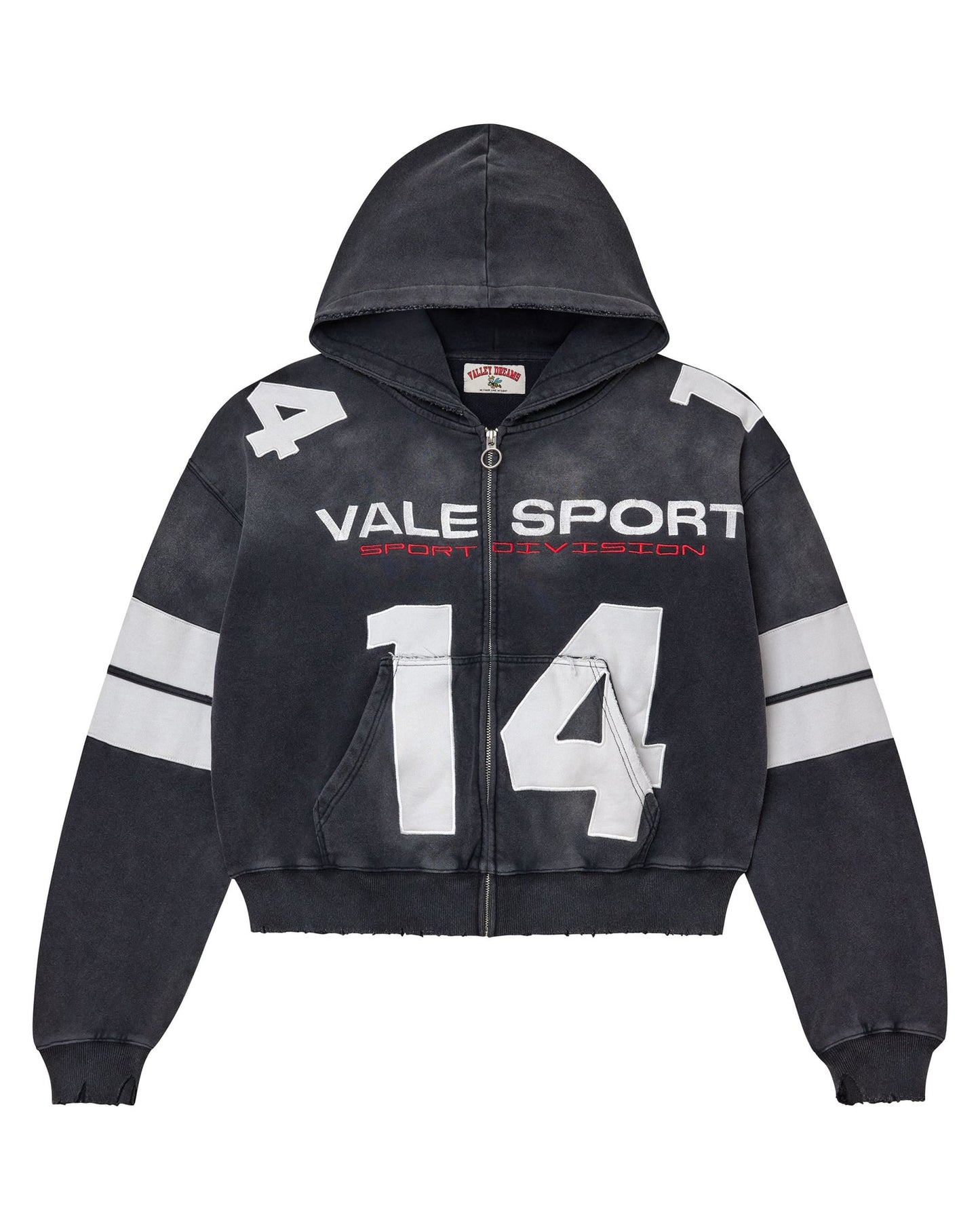 Valley jerzze zip up hoodie