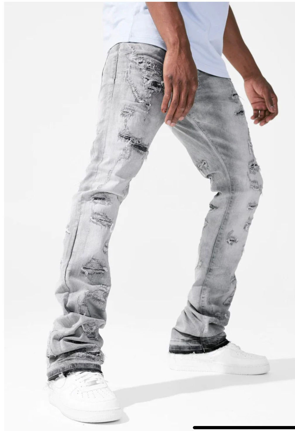 MARTIN STACKED - WOLVERINE DENIM (ARCTIC GREY)