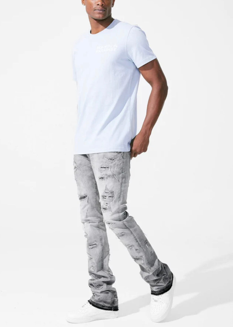 MARTIN STACKED - WOLVERINE DENIM (ARCTIC GREY)