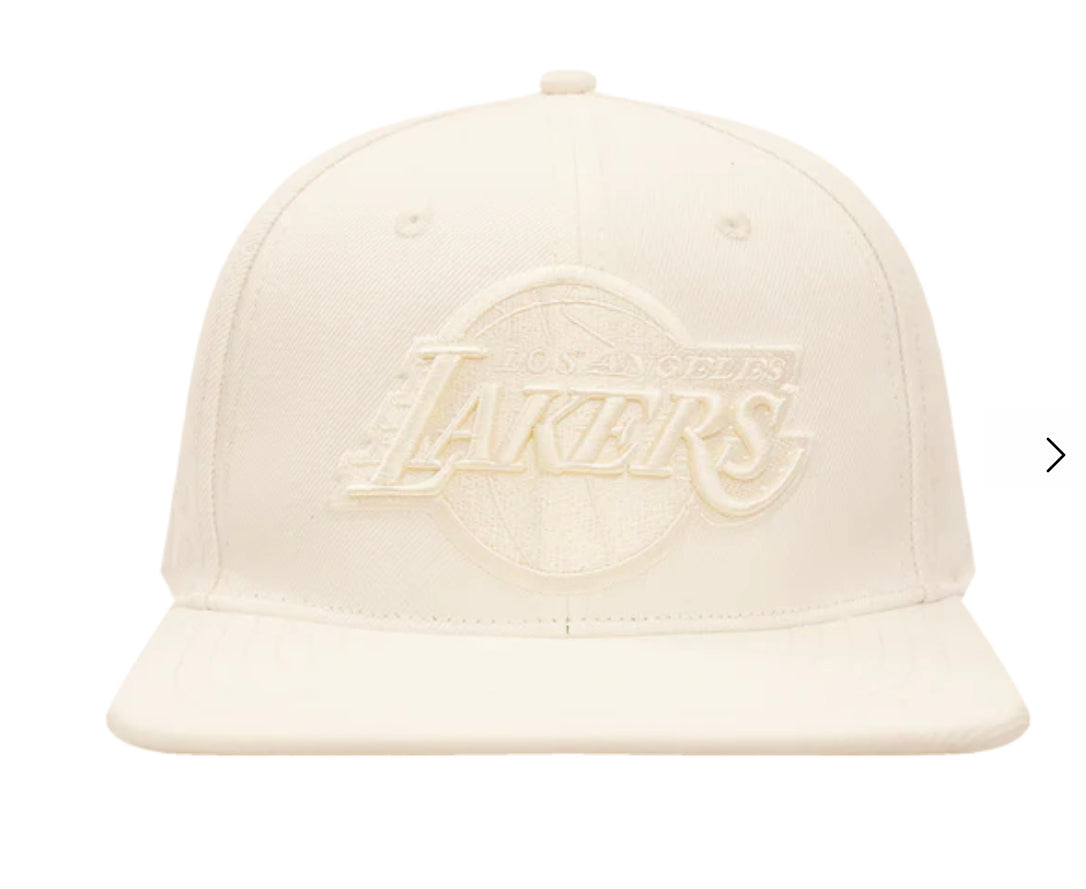 LOS ANGELES LAKERS NEUTRAL WOOL SNAPBACK HAT-BLL757333