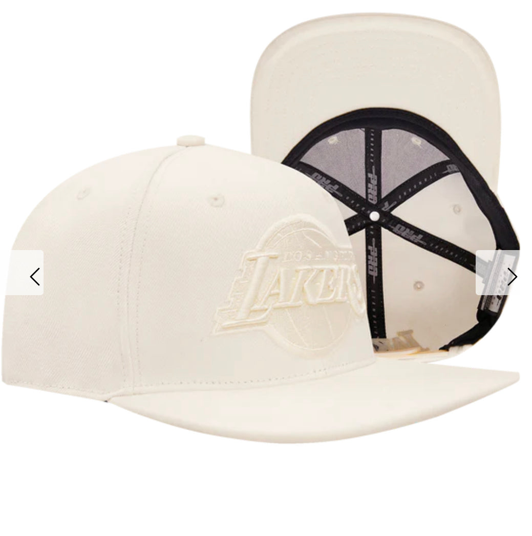 LOS ANGELES LAKERS NEUTRAL WOOL SNAPBACK HAT-BLL757333