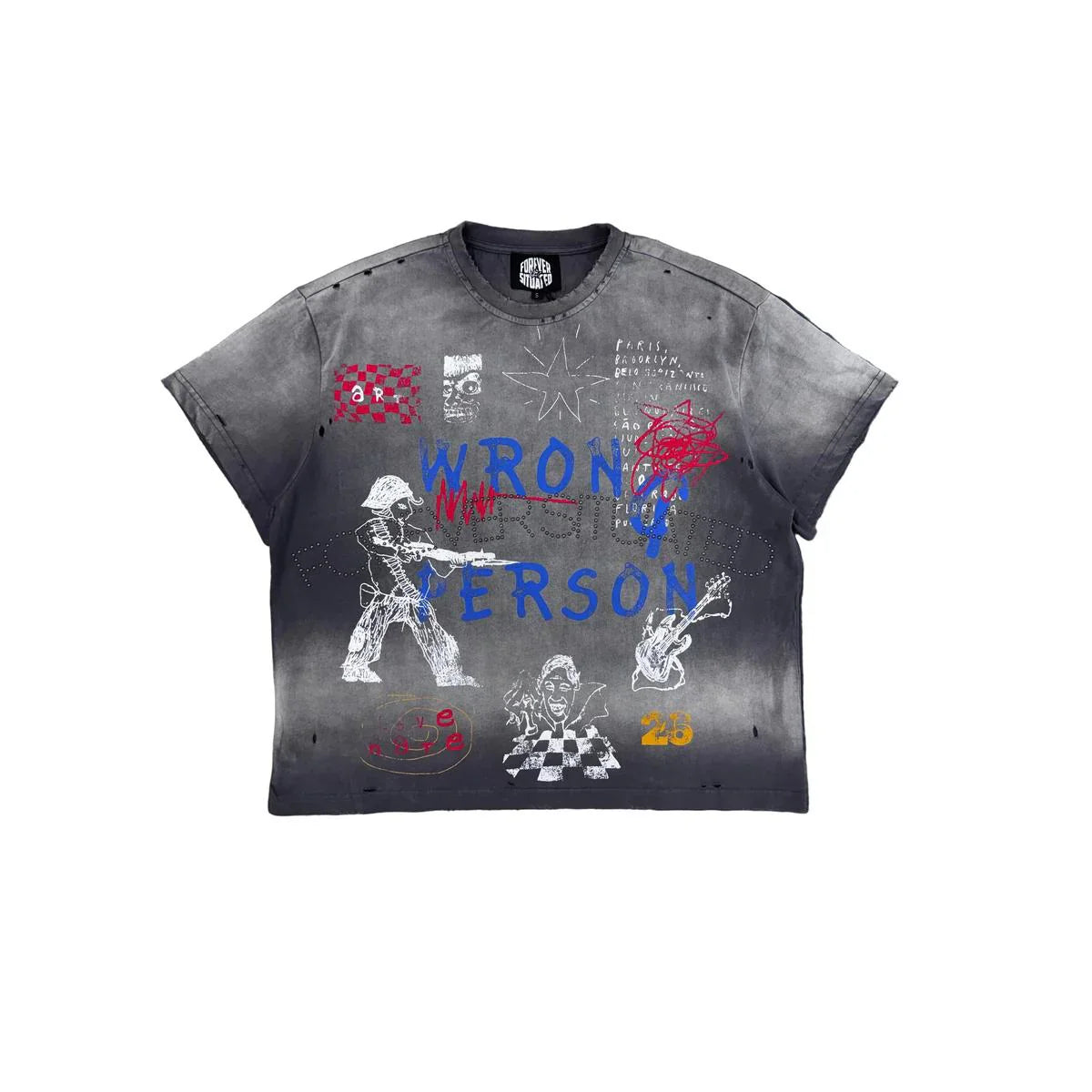 WAR FOREVER T - SHIRT - GREY