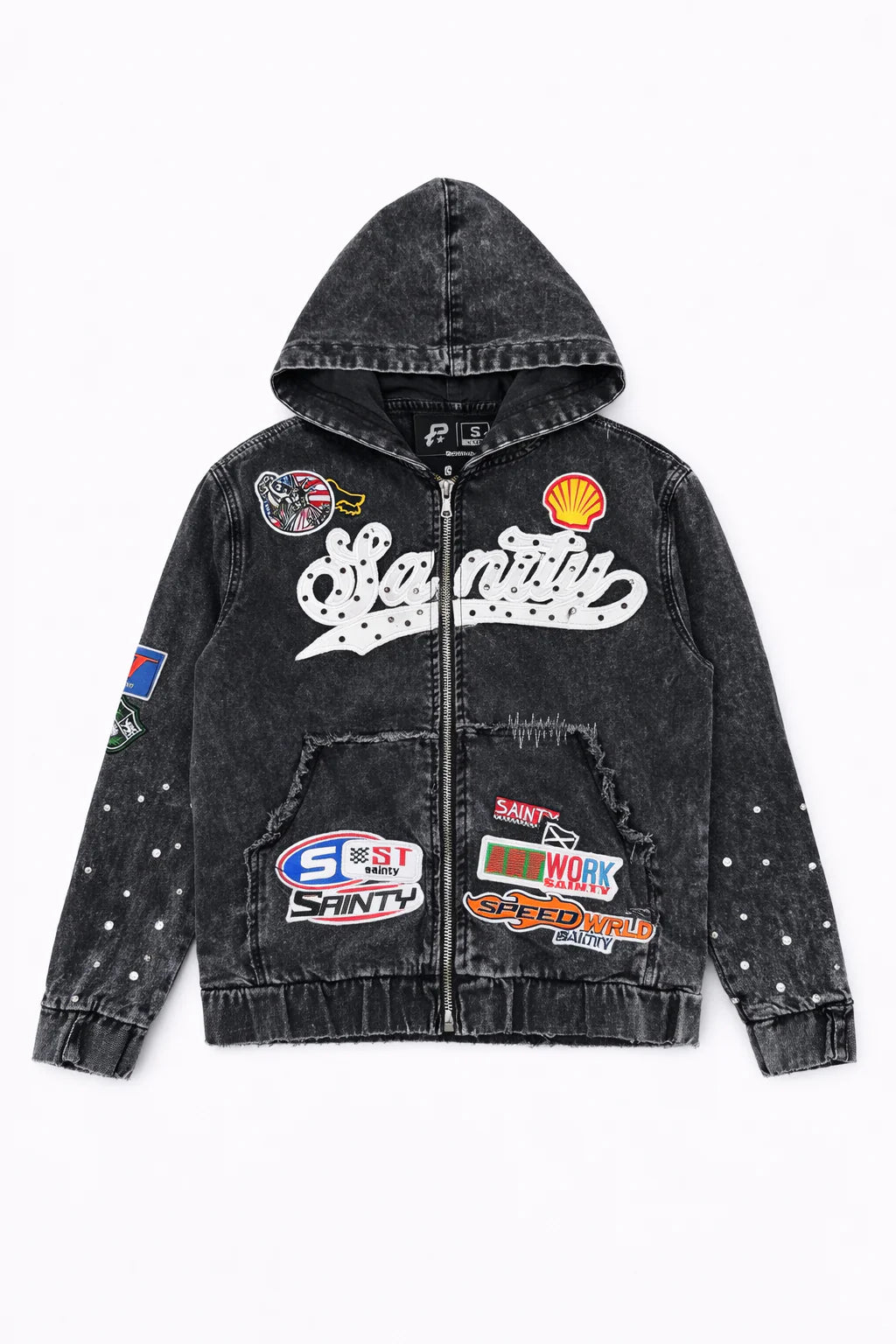 Politics Jacket - Black Wash - PK26 - SPR - 08