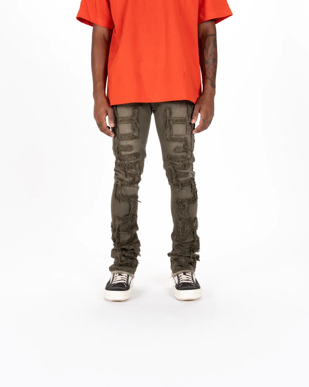 INSPIRED BY" FLARE STACK DENIM-PH-FW23-03