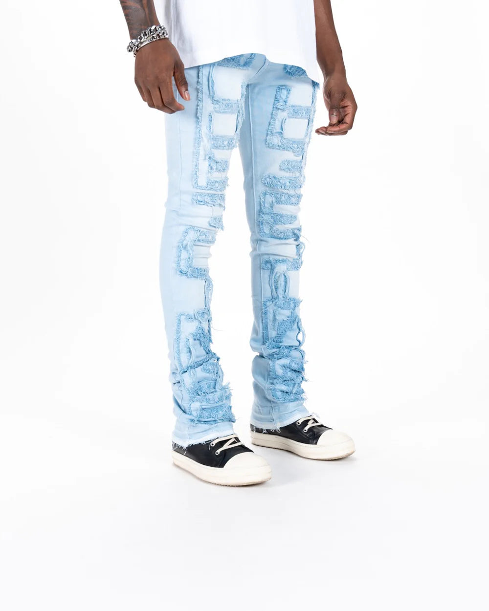 PHEELINGS_ INSPIRED BY" FLARE STACK DENIM PH-FW23-01