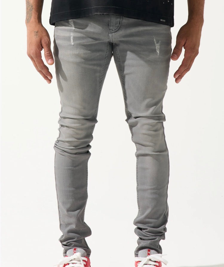 SERENADE gray beluga jeans waxed