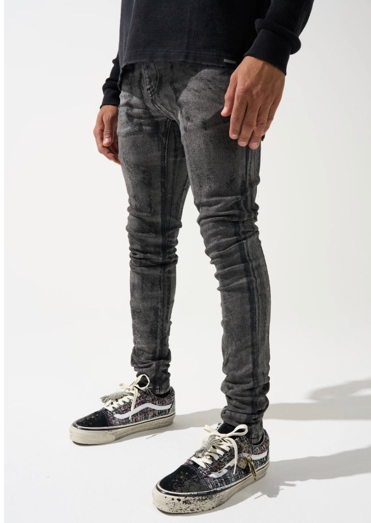 SERENEDE Dark Grey Moonrock jeans