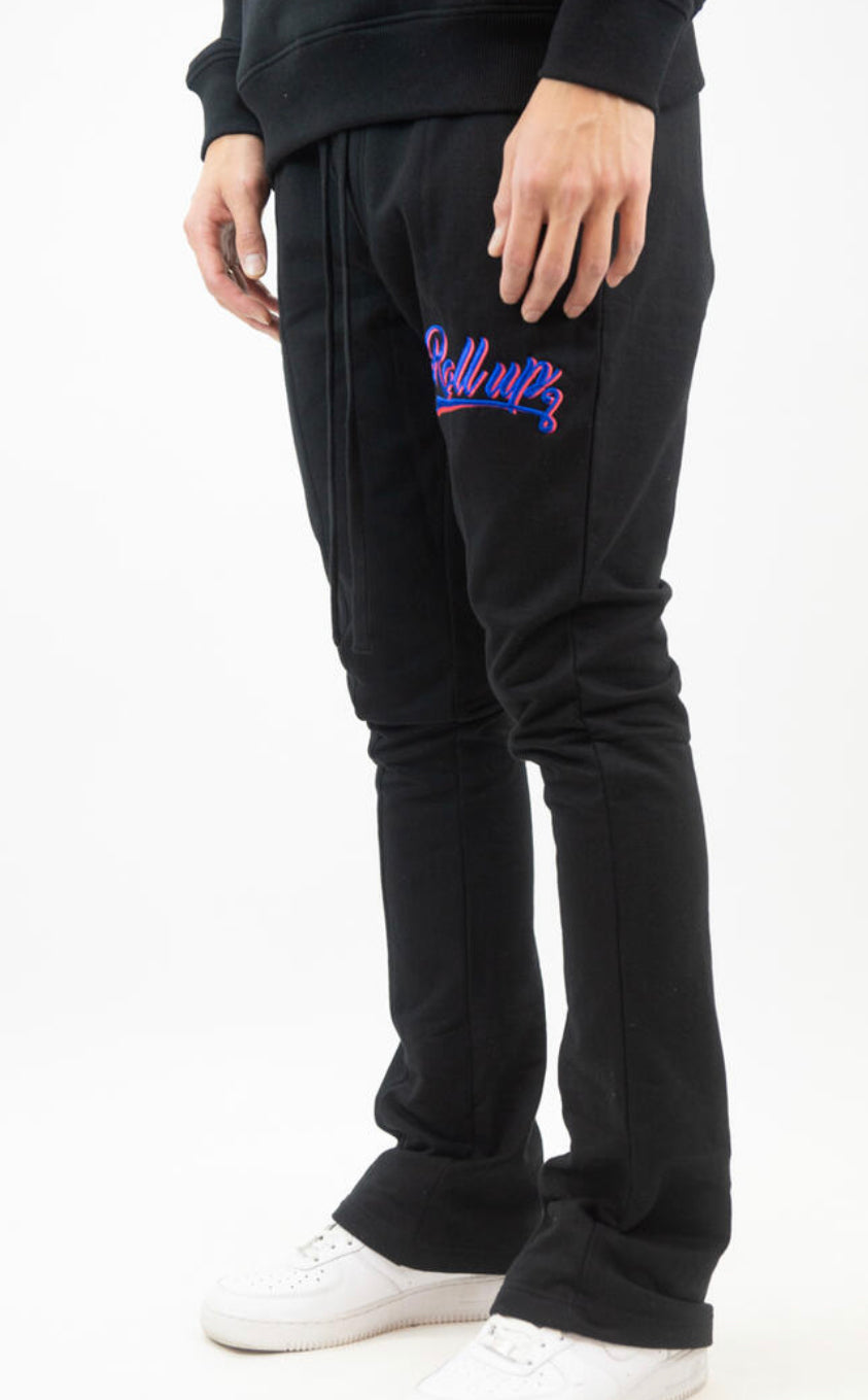 REBEL MINDS-ROLL UP STACKED FLEECE PANT— 132-425