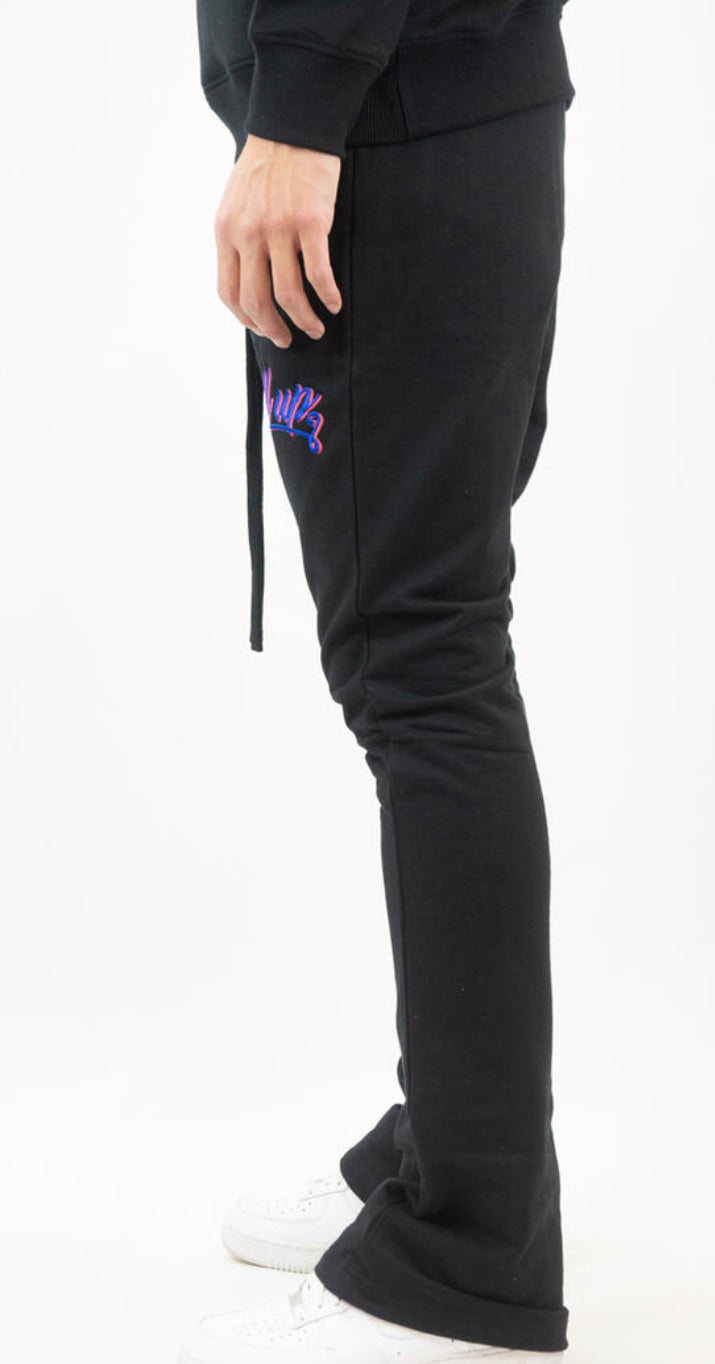 REBEL MINDS-ROLL UP STACKED FLEECE PANT— 132-425