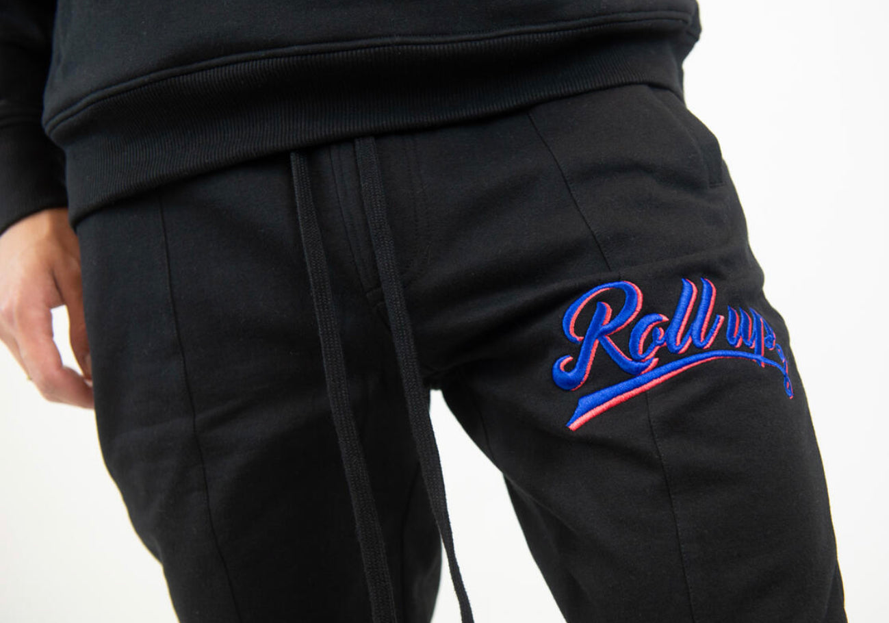 REBEL MINDS-ROLL UP STACKED FLEECE PANT— 132-425