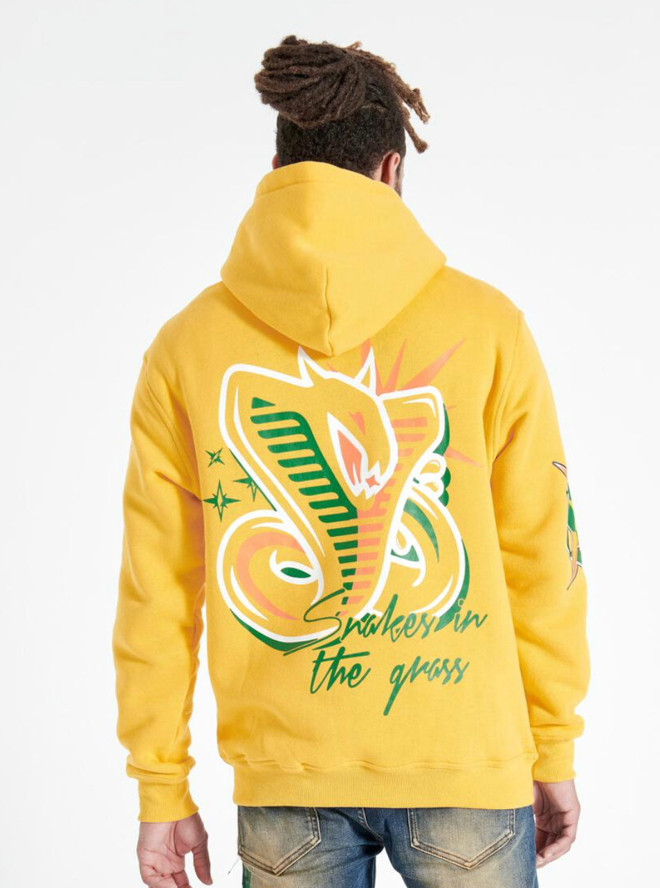 SUGARHILL-SERPENT" HOODIE (YELLOW—SH23-FALL-03