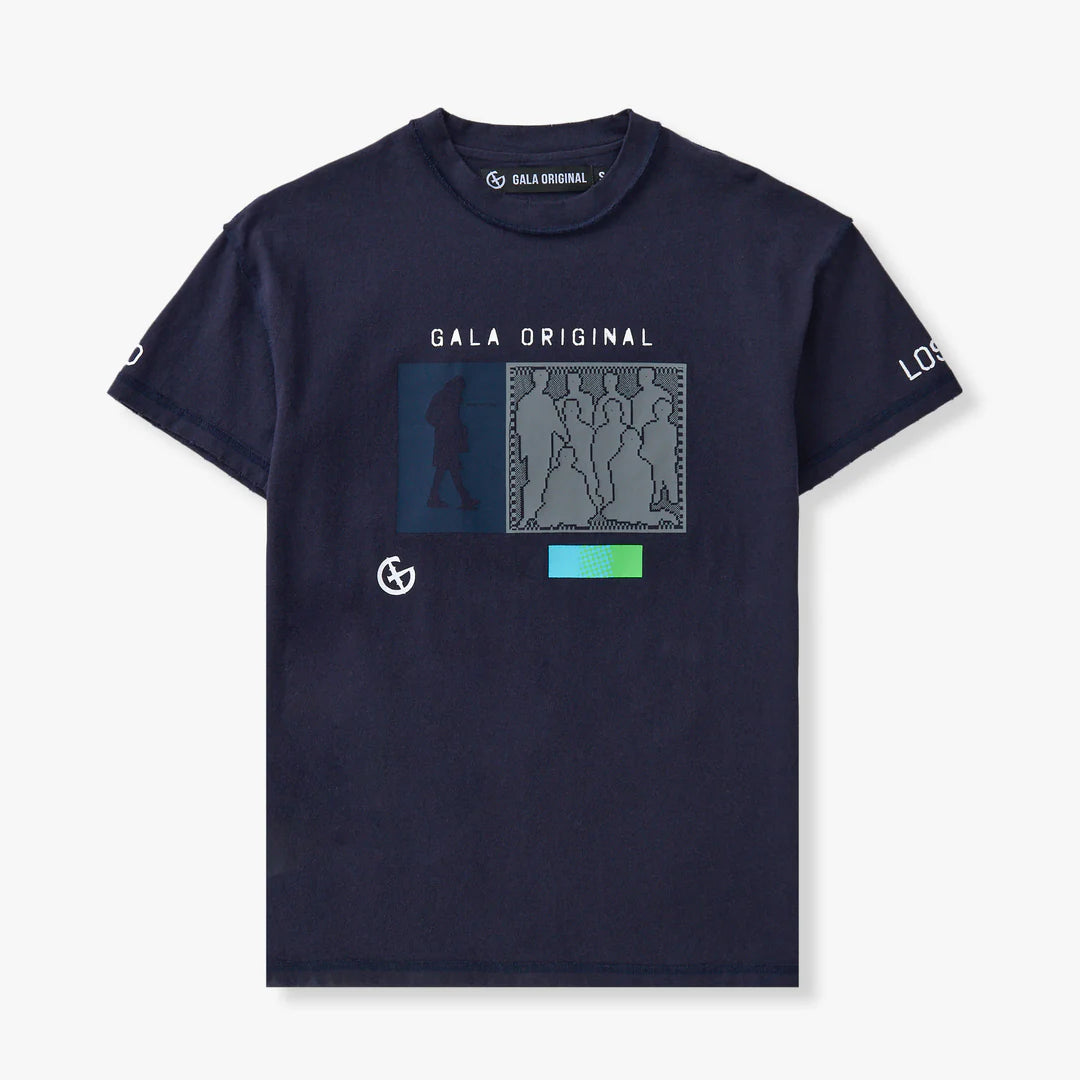 GALA-LOST & FOUND TEE (OXFORD NAVY—G-SS-23-07