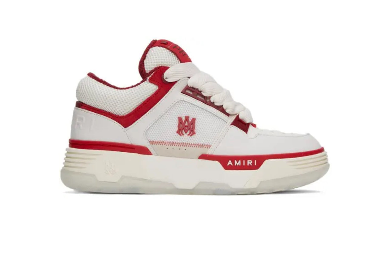 AMIRI White & Red Ma-1 Sneakers - White / Red
