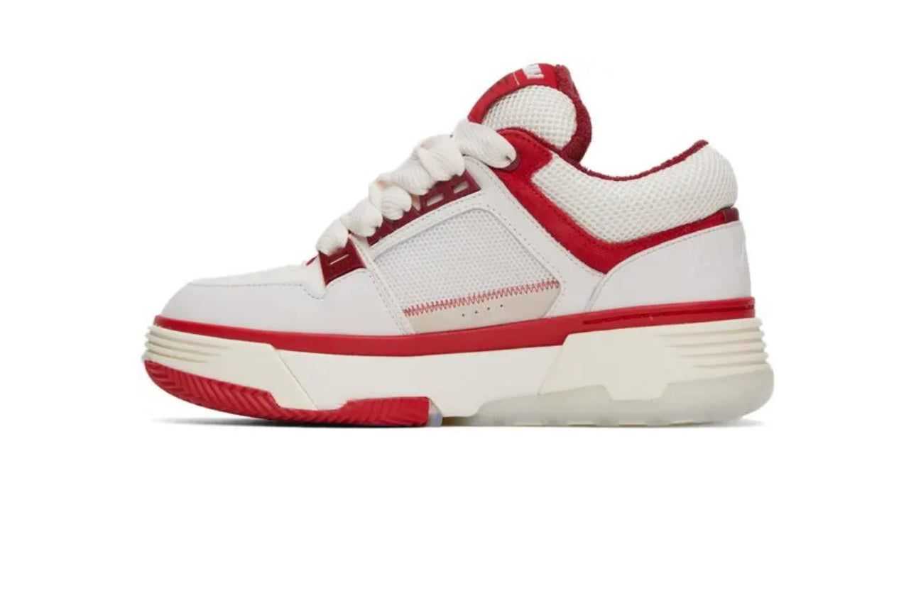 AMIRI White & Red Ma-1 Sneakers - White / Red
