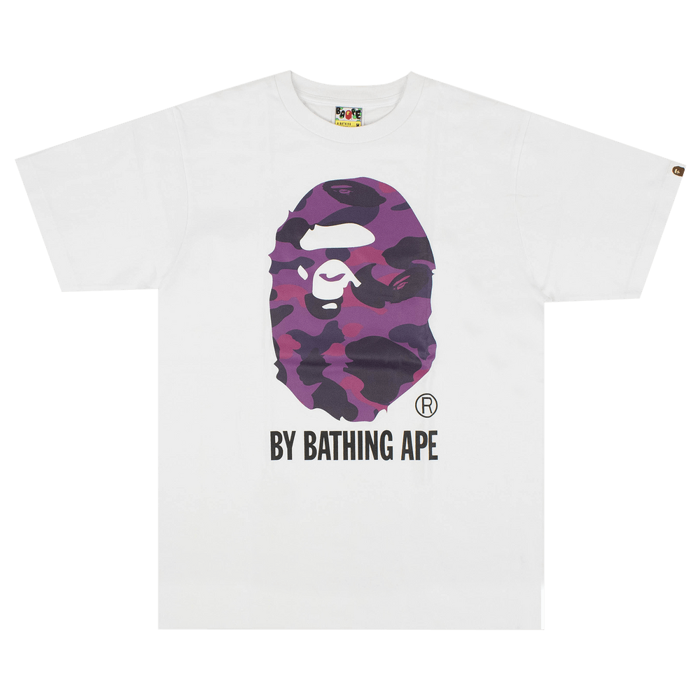 Bape Color Camo T-Shirt 'White/Violet'