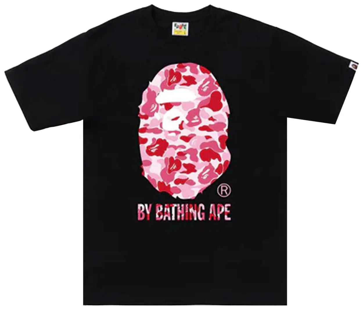 BAPE ABC Camo By Bathing Ape Tee 'Black/Pink'