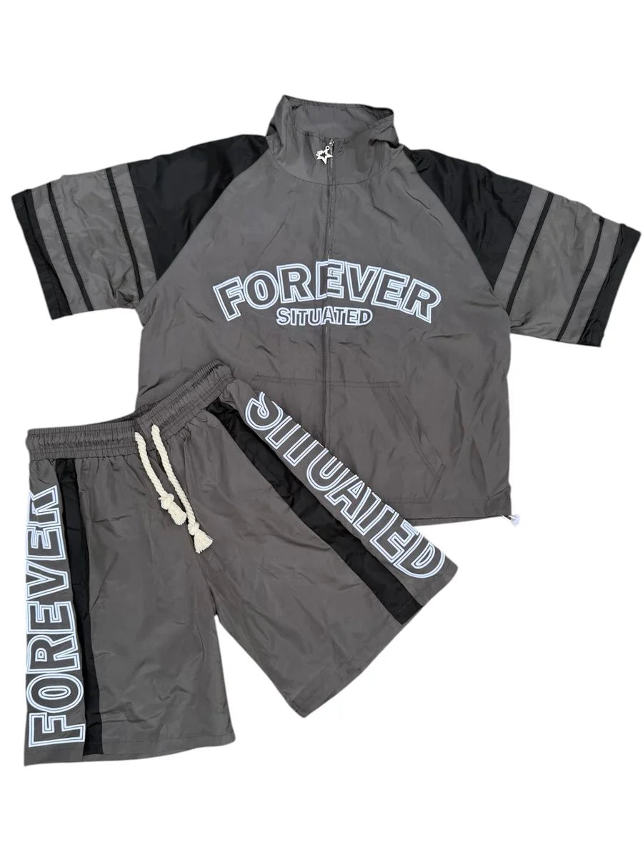 Forever Situated TrackSuits Black Shadow
