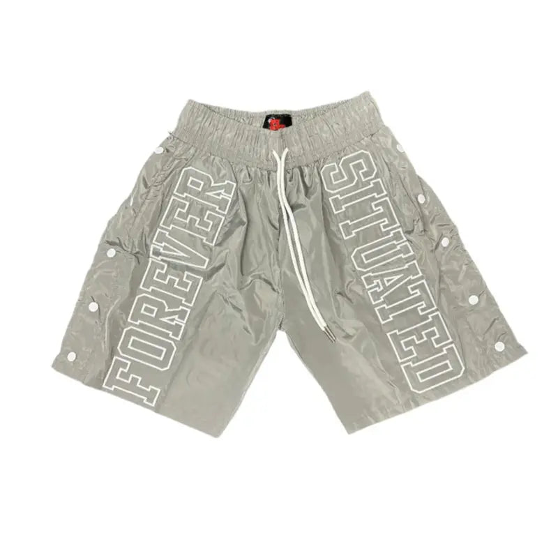 Forever Situated - FS Nylon Track Short GREY