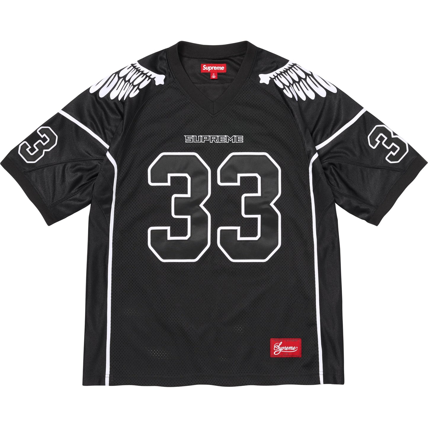 Supreme Wings Black Football Jersey