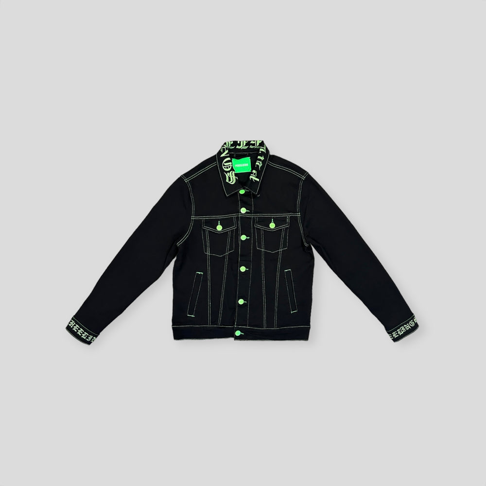 DEFYING ODDS" DENIM JACKET PH-FW23-77