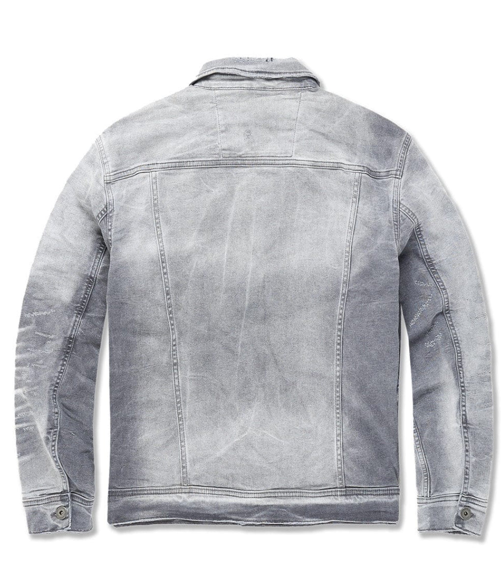 BAYSIDE DENIM TRUCKER JACKET (ARCTIC GREY)-JJ58R