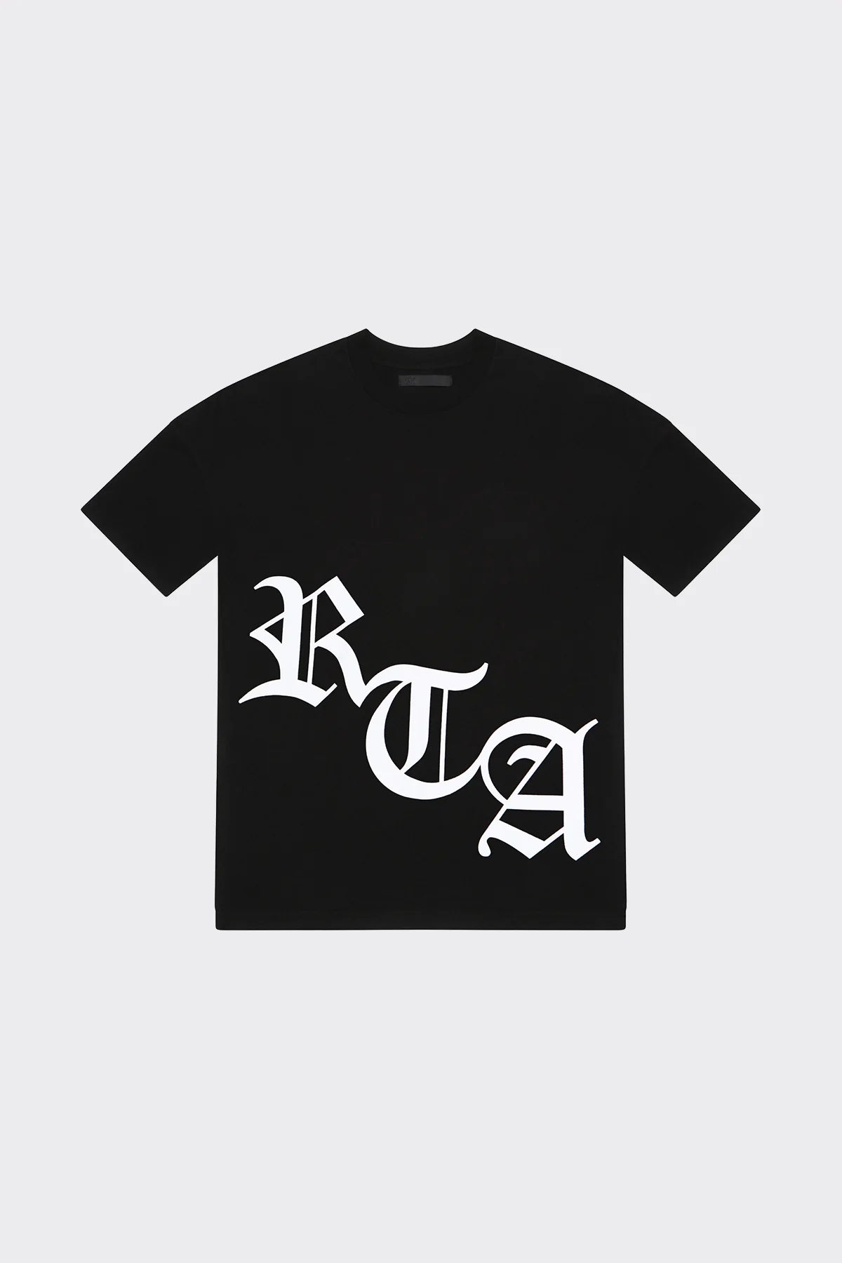RTA-SHORT SLEEVE TEE | BLACK WHITE OLD ENGLISH-MU23K621-T1786BKWRO