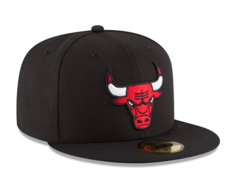 NEW ERA CAP-Chicago Bulls Team Color Black 59FIFTY Fitted-70343294