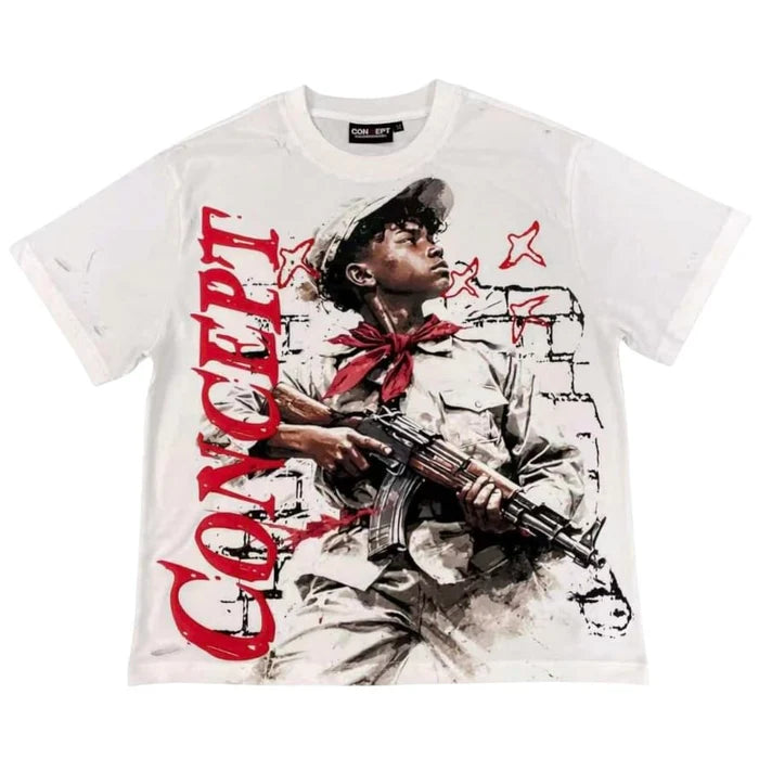 CONCEPT LA SOLDIER TEE (WHITE)